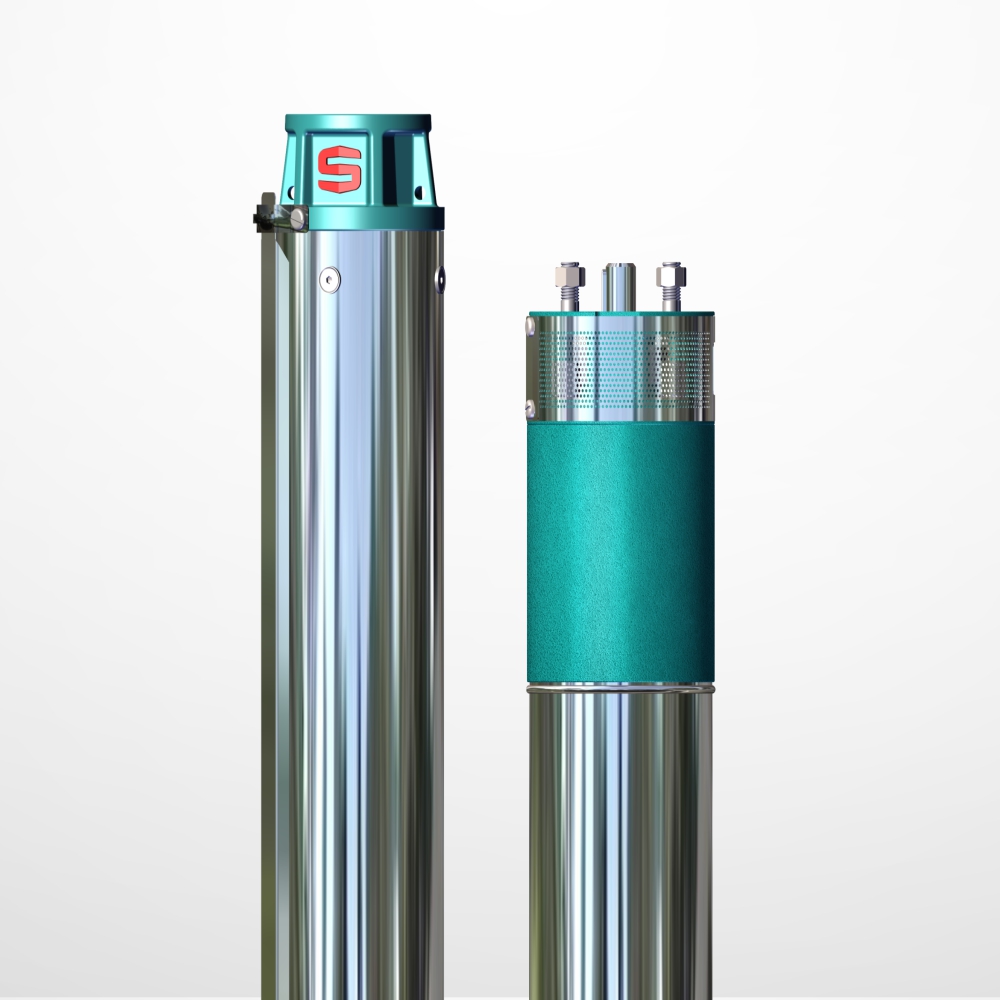 4 inch / 100 mm Borewell Submersible Pumpset pump and motor company in Coimbatore