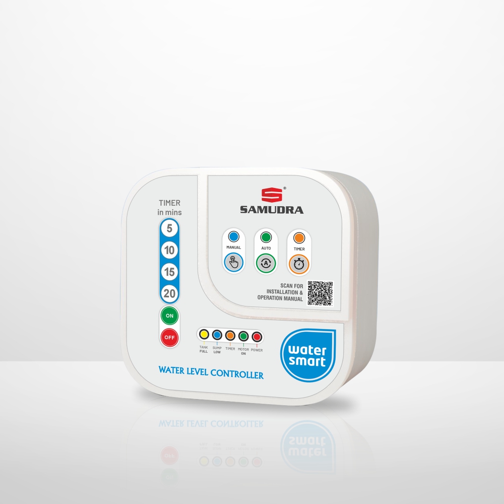 electronic water level controller for overhead tanks